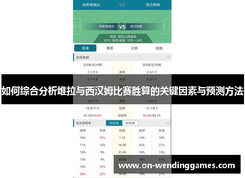 如何综合分析维拉与西汉姆比赛胜算的关键因素与预测方法